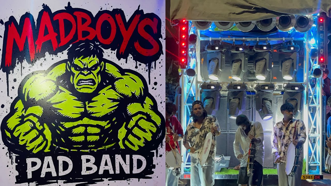 Madboys pad band With Live Singing | At Lalapet bonalu 2025 | Hyderabadi Latest Beats | Folk Songs |