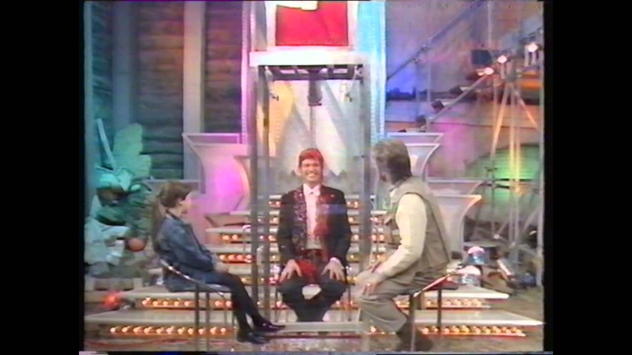 Philip Schofield Gunge Tank Noel Edmonds Roadshow 1989