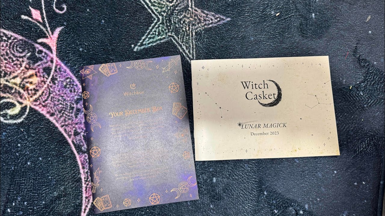 Распаковка шкатулки «Ведьма» от Witchbox V~ Великобритания~: темы декабря — магия гаданий и лунна...