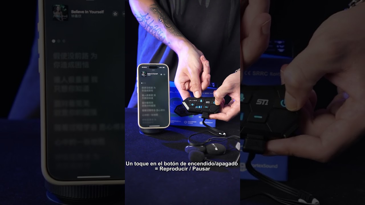 ¿Cómo conectar su Blaise ST1 al Bluetooth del móvil