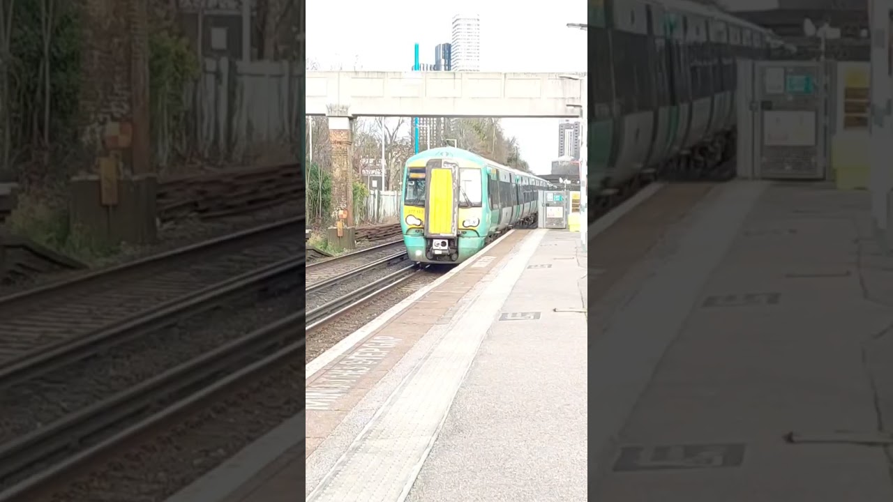 Ex Great Northern 387s Crossover With Southern 377s At South Croydon! | 