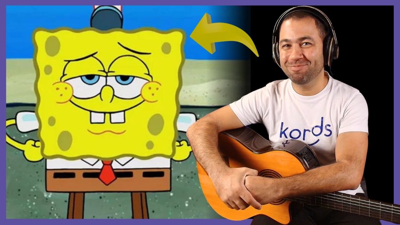 O Som ficou idêntico!!! Tirando de Ouvido Bob Esponja no Violão