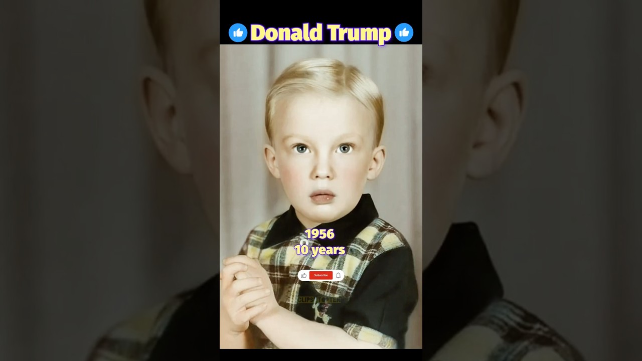 Donald Trump's Age Evolution  #TrumpTransformation #FromBusinessToPolitics