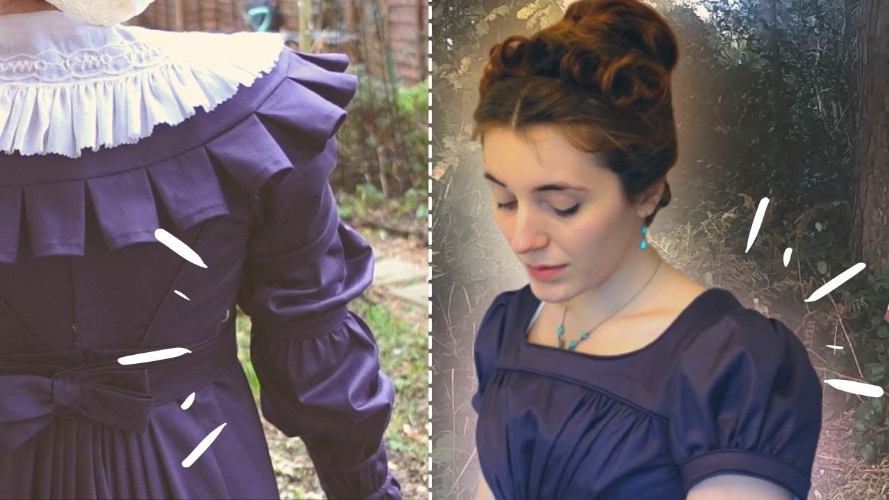 2 in 1 Wacky Regency Sleeves | #RelaxedRegency 1820s Walking Dress Inspired by Little Dorrit