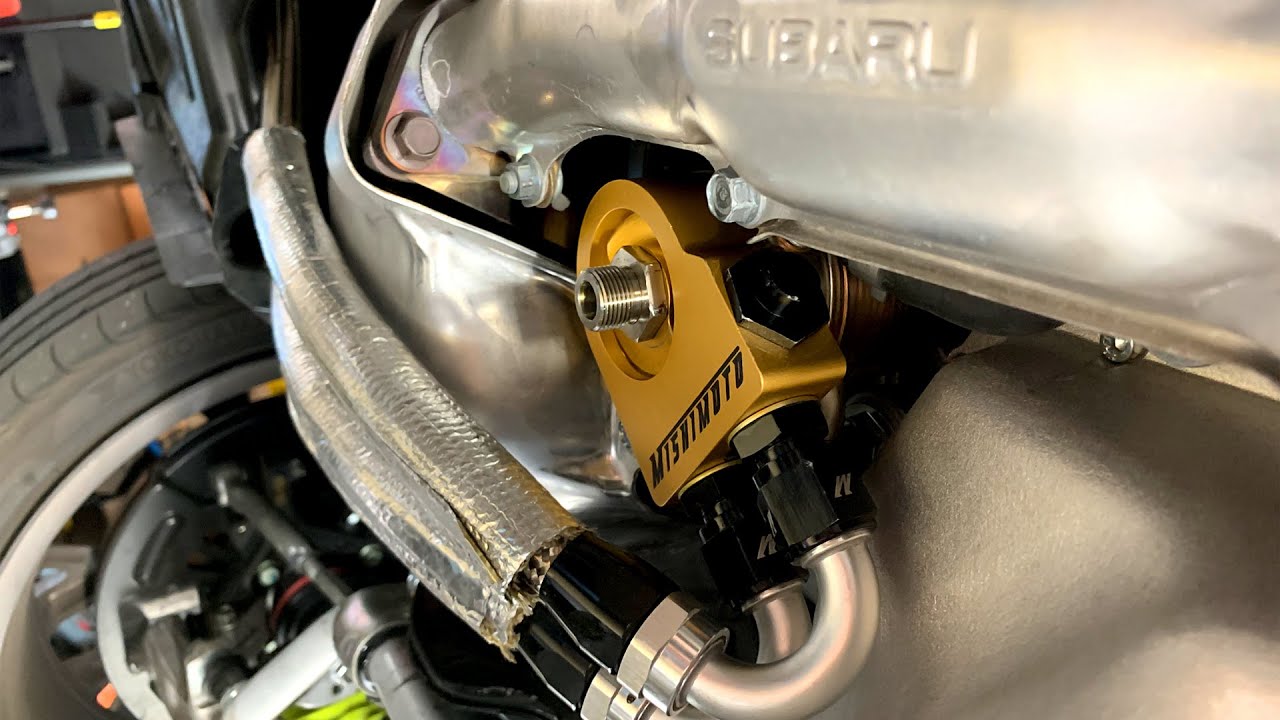 Installing a Mishimoto 200 Degree Thermostat for Oil Cooler Sandwich Plate | 4enthusiasts