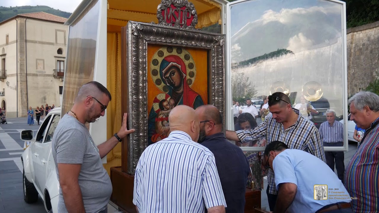 29 luglio 2019 L'ICONA PELLEGRINA DELLA MADONNA DEL PILERIO VISITA IL NOSTRO SANTUARIO.