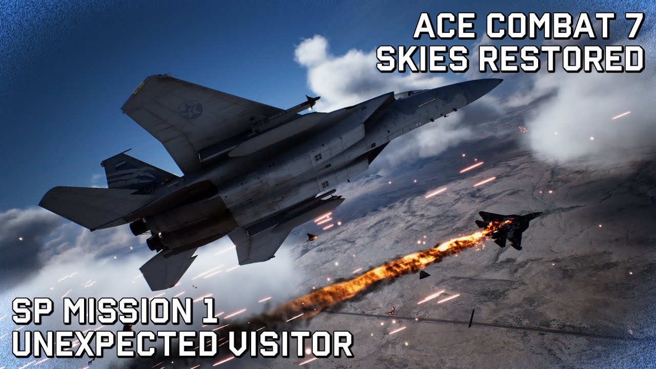 Ace Combat 7 Skies Restored: SP Mission 1 - Unexpected Visitor (Ace Difficulty)