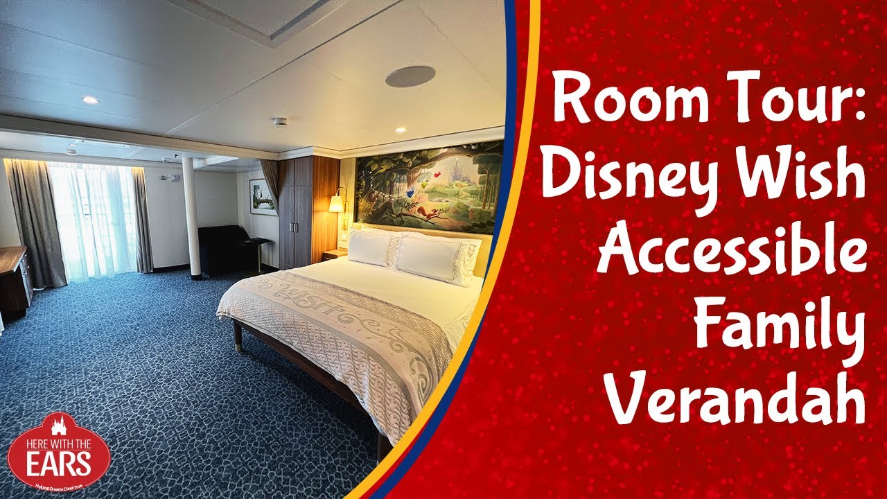 Disney Wish - Accessible Deluxe Family Oceanview Stateroom With Verandah - Category 4B - Room 8106