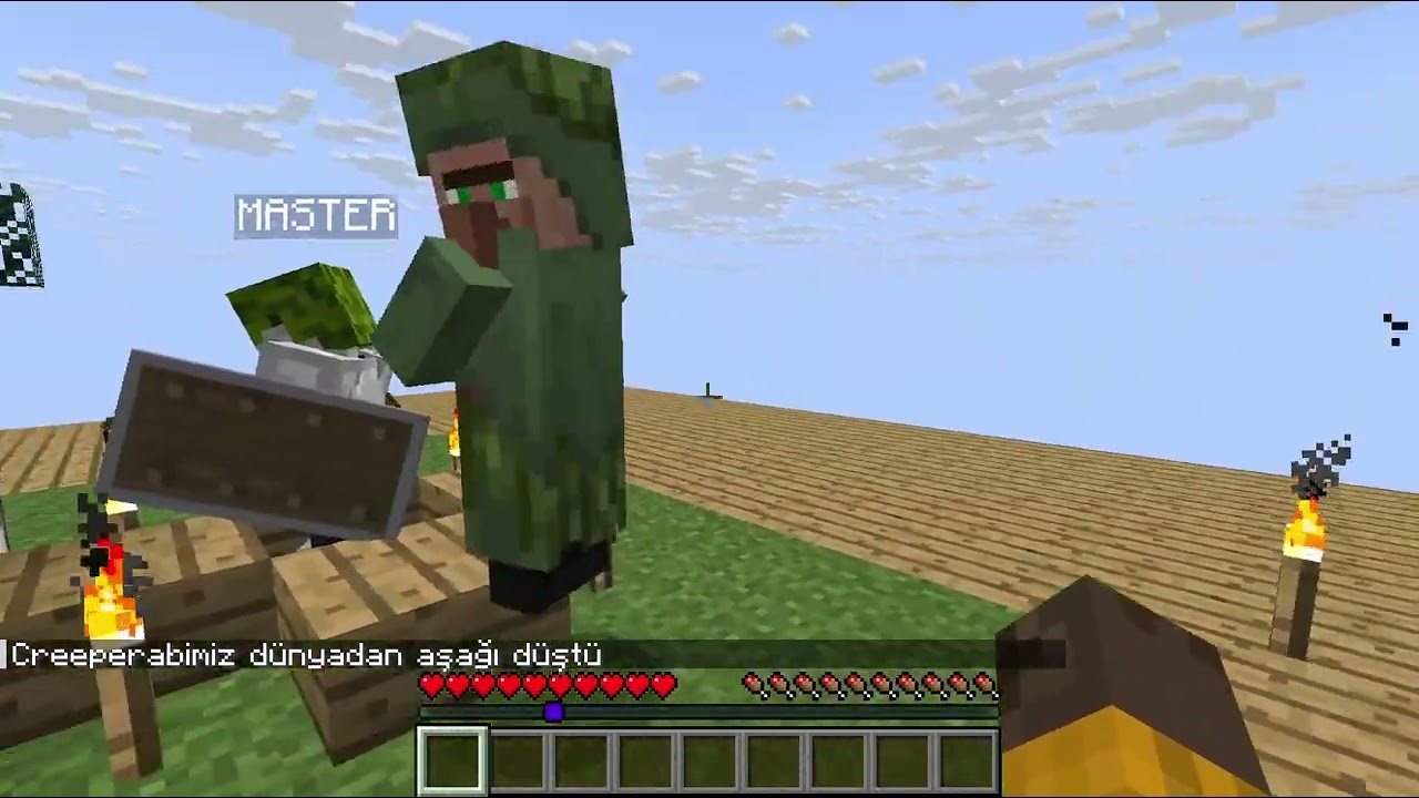 arkadaşımla skyblock oynuyoruz 2