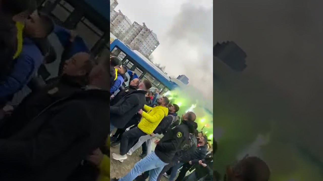 ANKARAG&Uuml;C&Uuml; ( BE&Ccedil; ) ma&ccedil; &ouml;ncesi kortej..