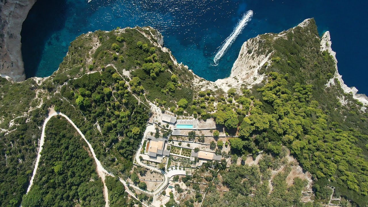 Luxury estate with panoramic view, North West Paxos