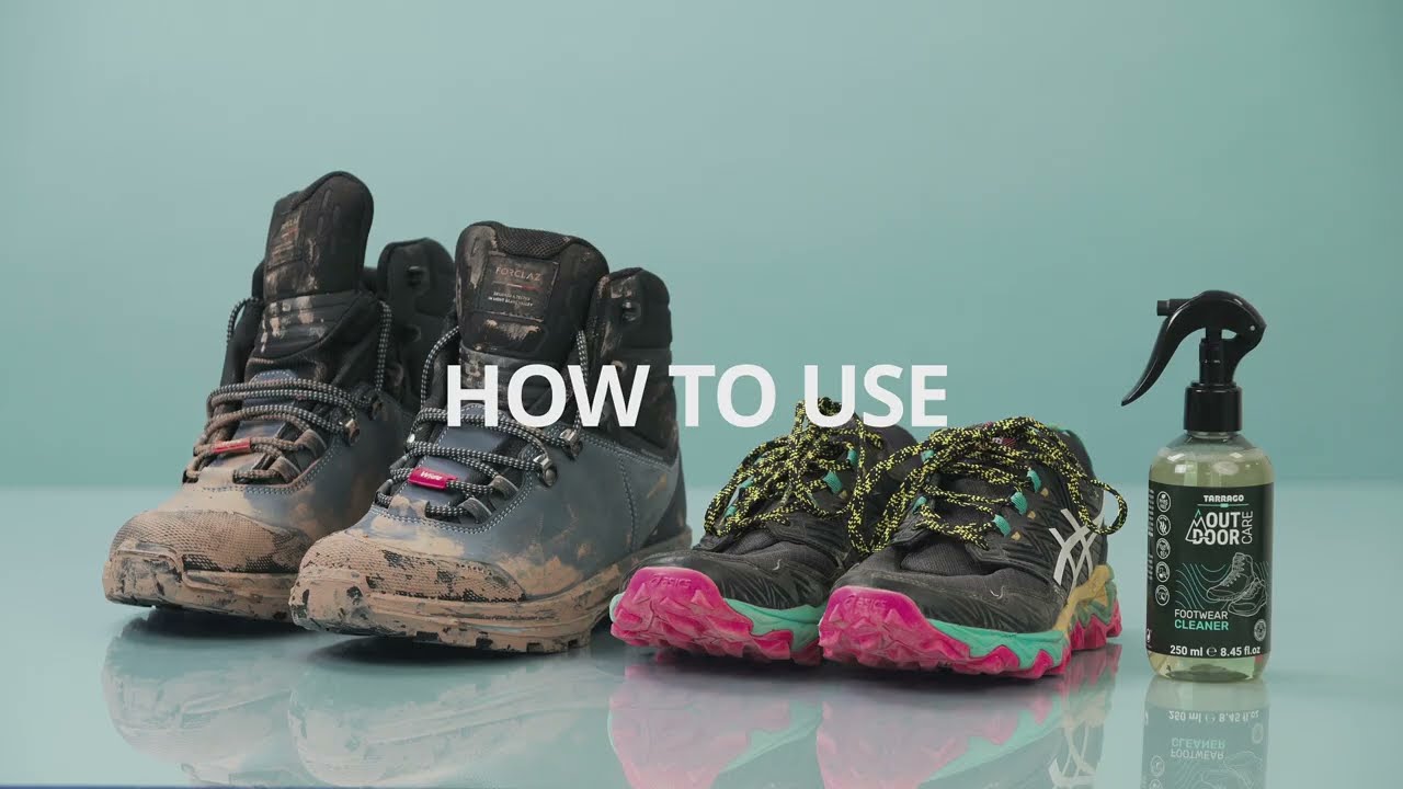 How to clean your outdoor boots - How to use Tarrago Footwear Cleaner