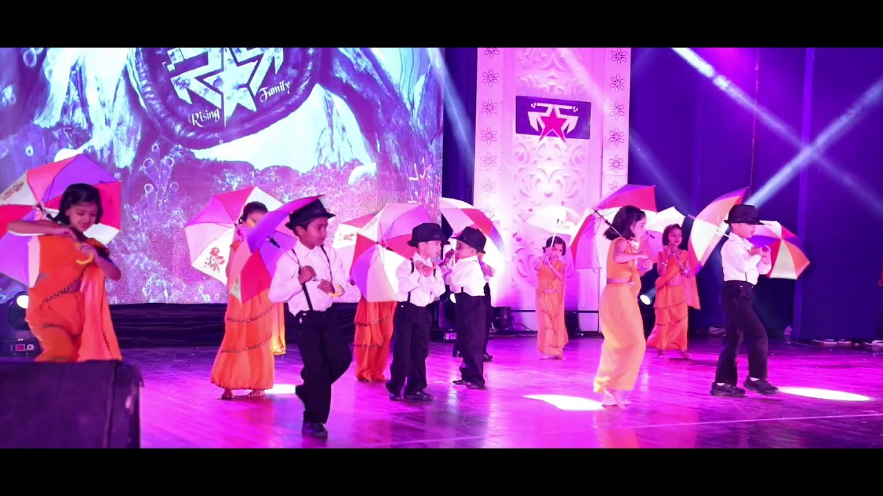 Umbrella Dance By Small Kids | Mera Joota Hai Japani | Hum Hain Rahi | Retro Style | Rising Star