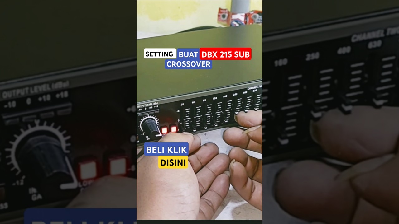 настройка midelan pake эквалайзера dbx 215 sub #настройки #звук #brewogaudio