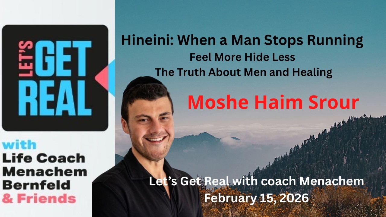 When a Man Stops Running Feel More Hide Less the Truth About Men and Healing, Moshe Haim Srour #260