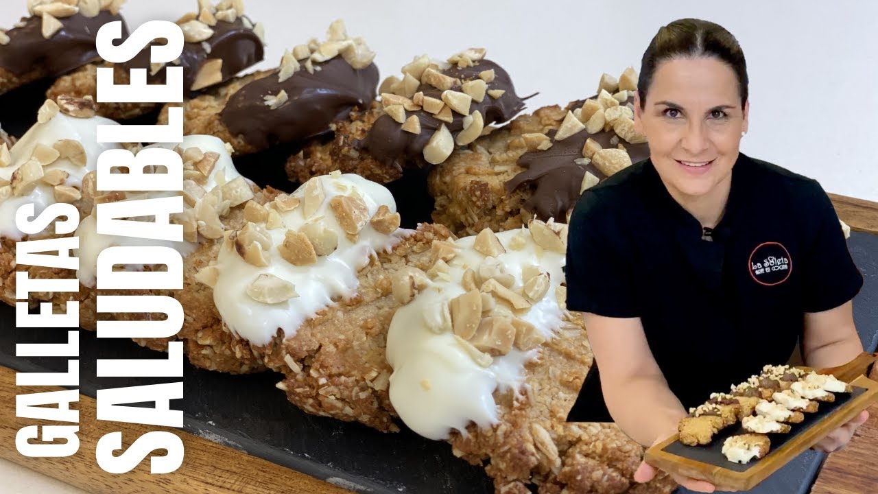 GALLETAS  SALUDABLES de 3 INGREDIENTES
