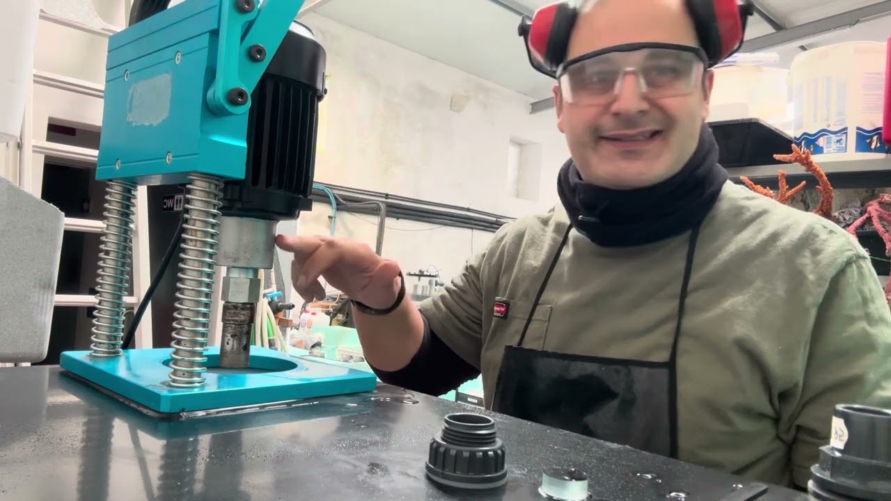 How to drill the back of a glass aquarium