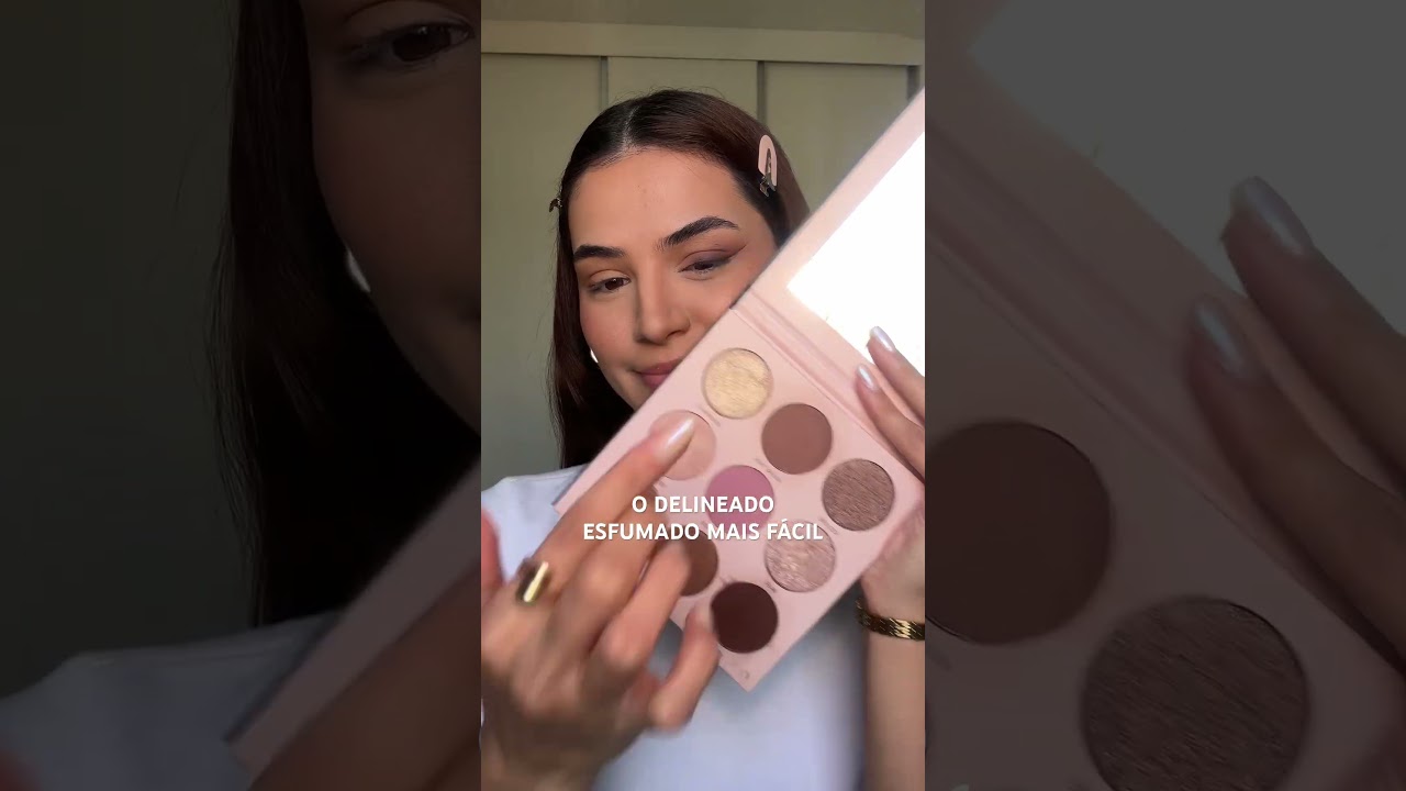 Delineado esfumado 🎀 #makeuptutorial #maquiagembrasil #tutorialdemaquiagem #beleza #beauty