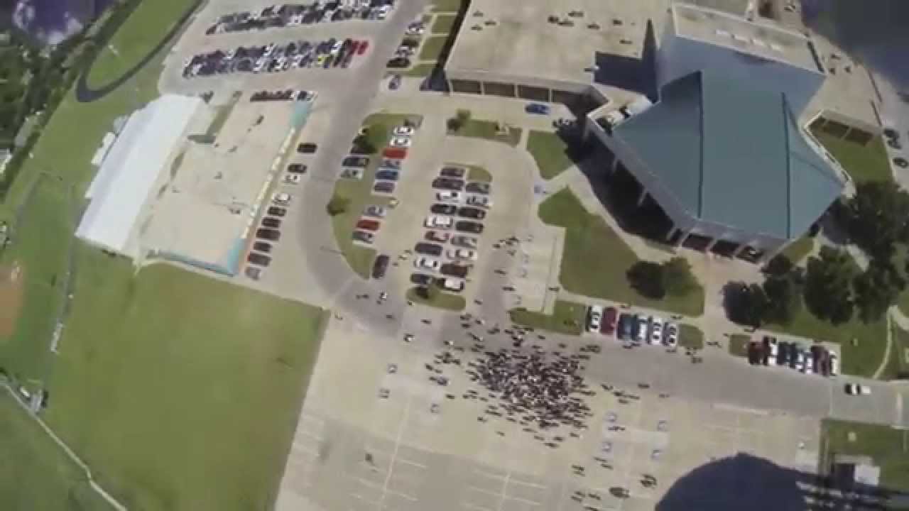 NSHS Aerial Senior Picture with a Drone