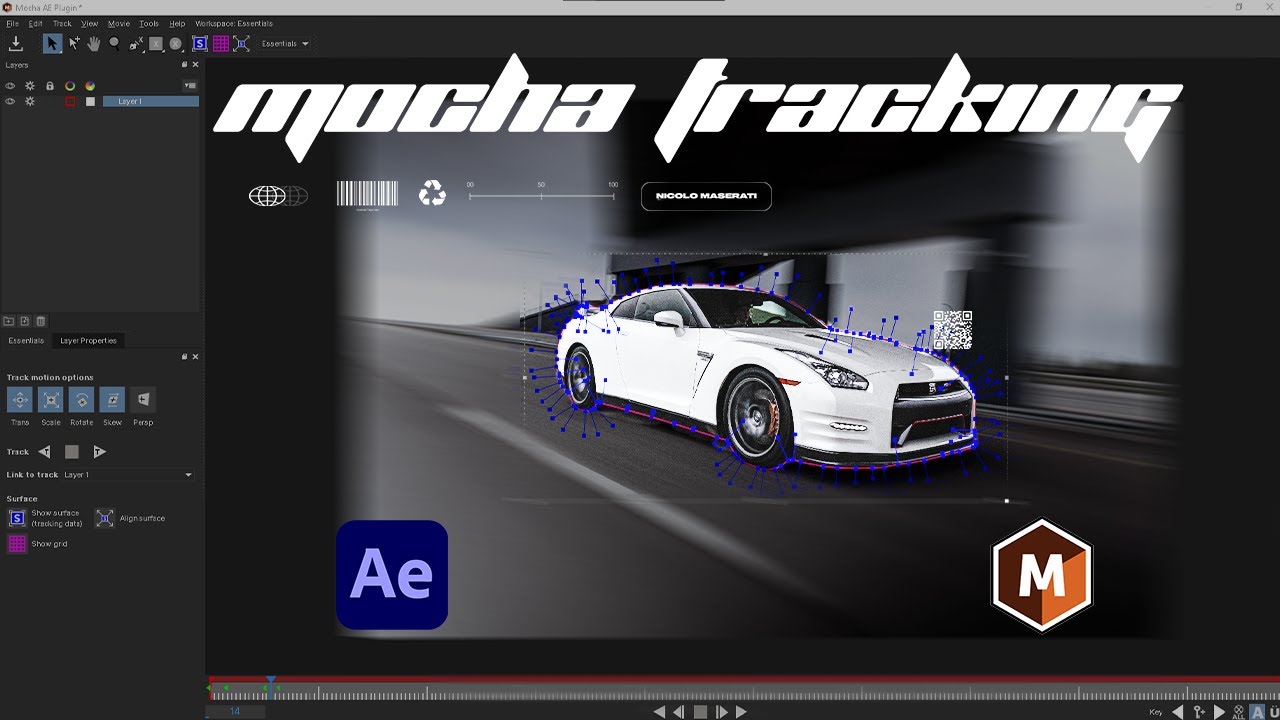 BORIS FX MOCHA AFTER EFFECTS TRACKING TUTORIAL
