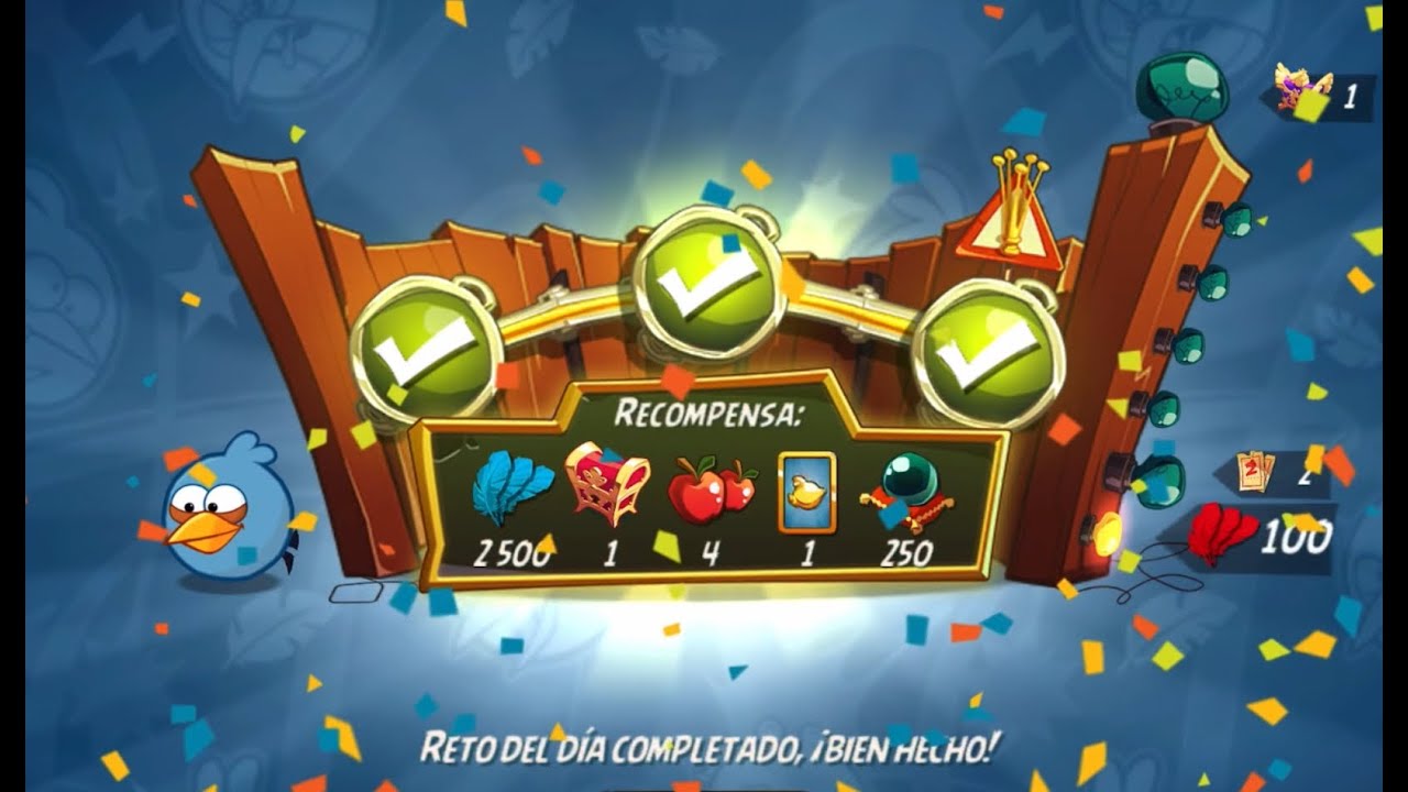 Angry Birds 2 - Daily Challenge (Reto de día) -  Blues  06/05/2025