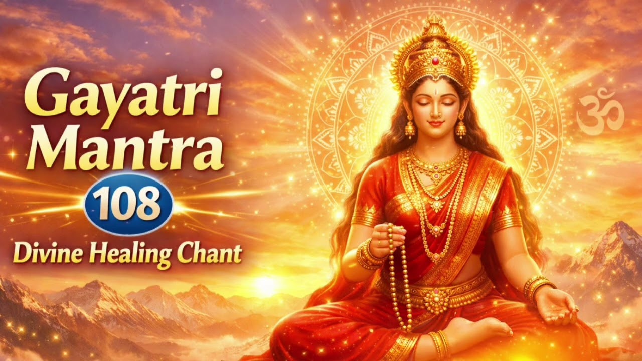 Gayatri Mantra 108 Times 🙏 | Divine Healing Chant | Positive Energy & Soul Peace