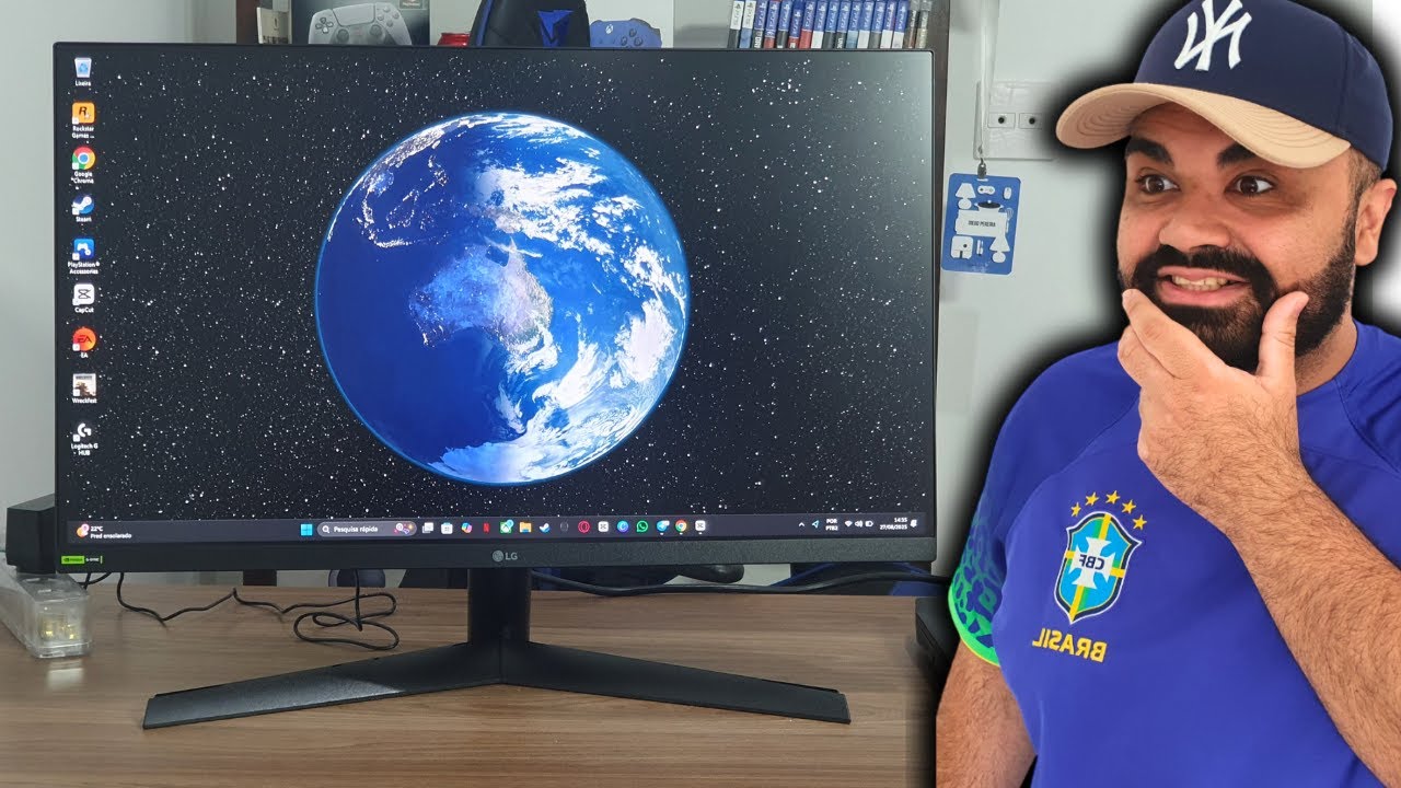 MONITOR LG ULTRAGEAR 27” (27GS60F-B) – PAINEL IPS e 180Hz + 1ms, TELA Full HD! (UNBOXING)