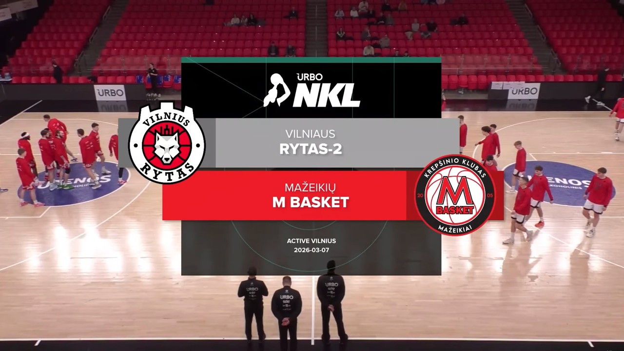 URBO-NKL apžvalga: Vilniaus „Rytas-2“ – Mažeikių „M Basket“ [2026-03-07]