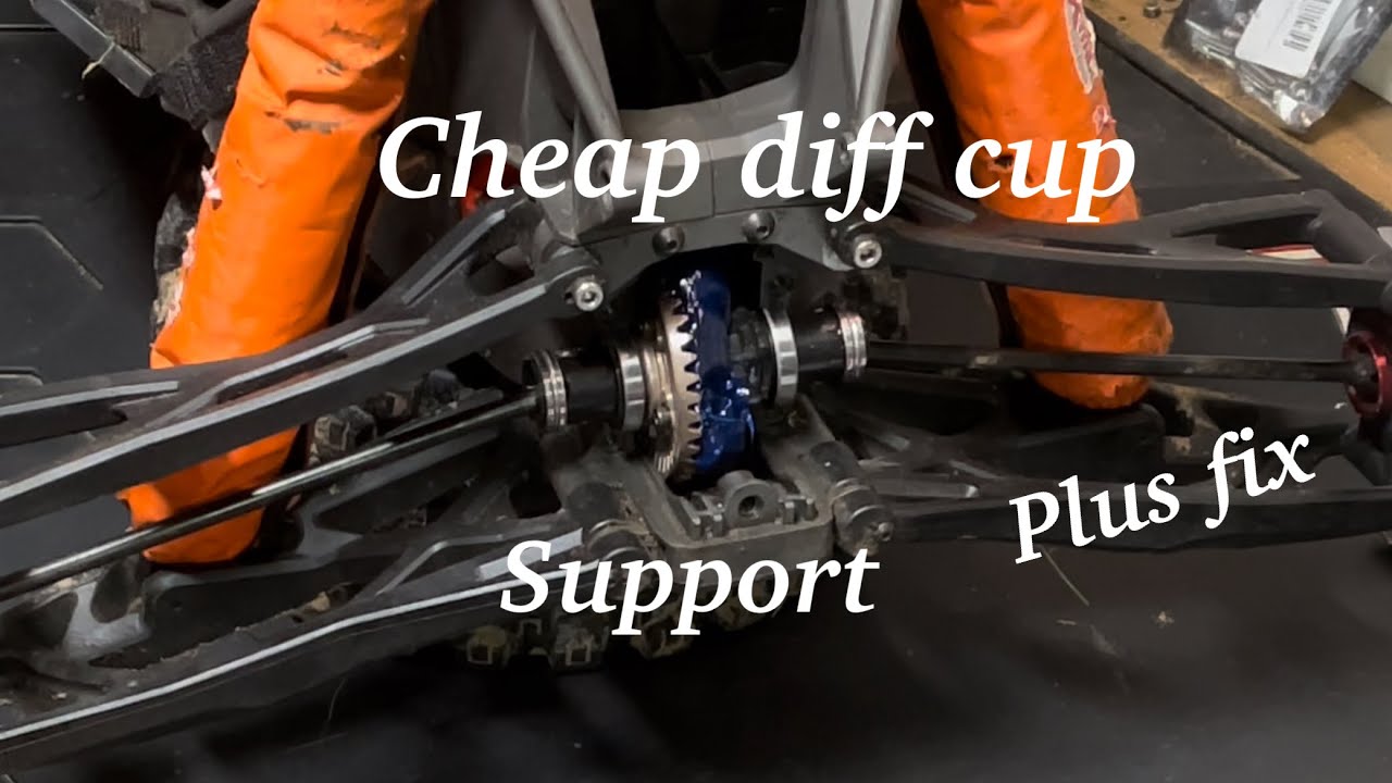 Xmaxx diff fix and drive cup mod