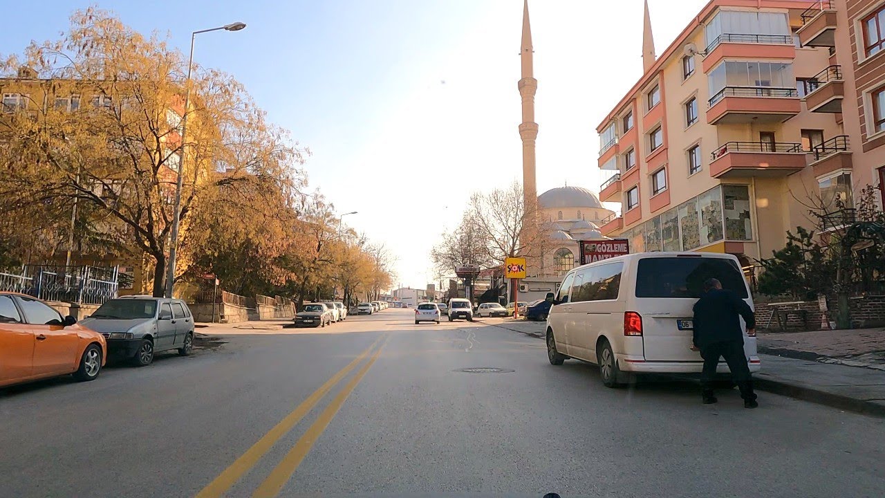Ankara [4k60fps], Güneşevler'de Sürüş - Driving Around Gunesevler