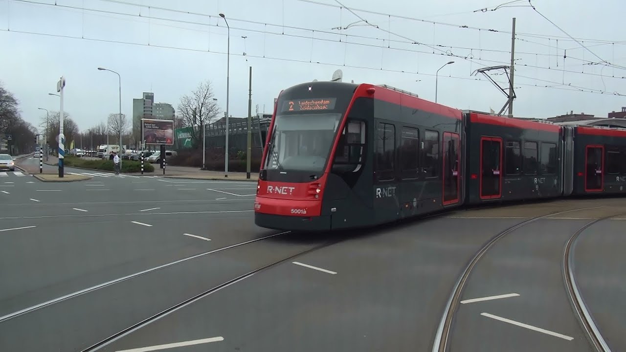 Trajectvideo vanuit de HTM R-NET Siemens Avenio 5022 met de dienstcode 217 | tramlijn 2