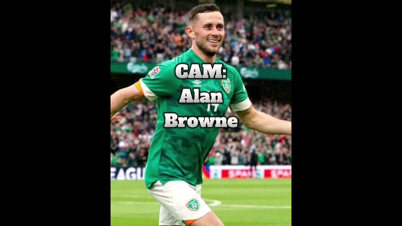 My Irish team for the Euro Qualifiers 