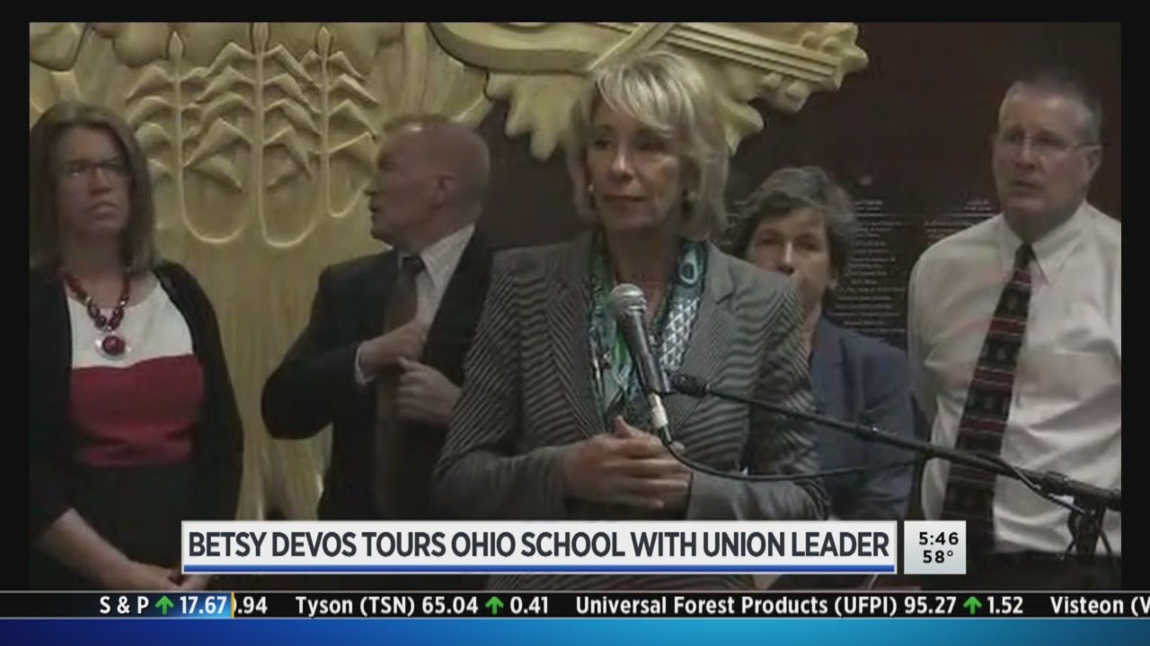 Betsy DeVos, teachers union chief air differences