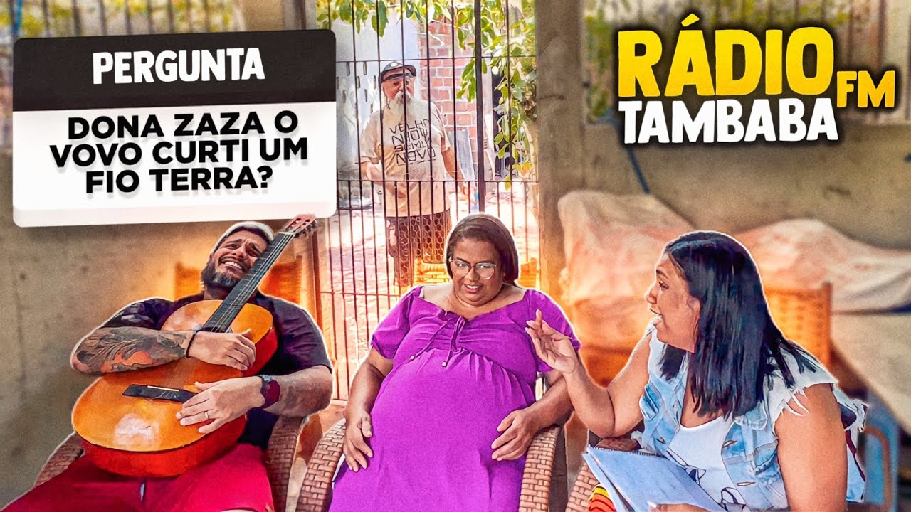 NA RÁDIO TAMBABA ESPECIAL DONA ZAZA AS PERGUNTAS SÃO PESADAS | MANETIKIN