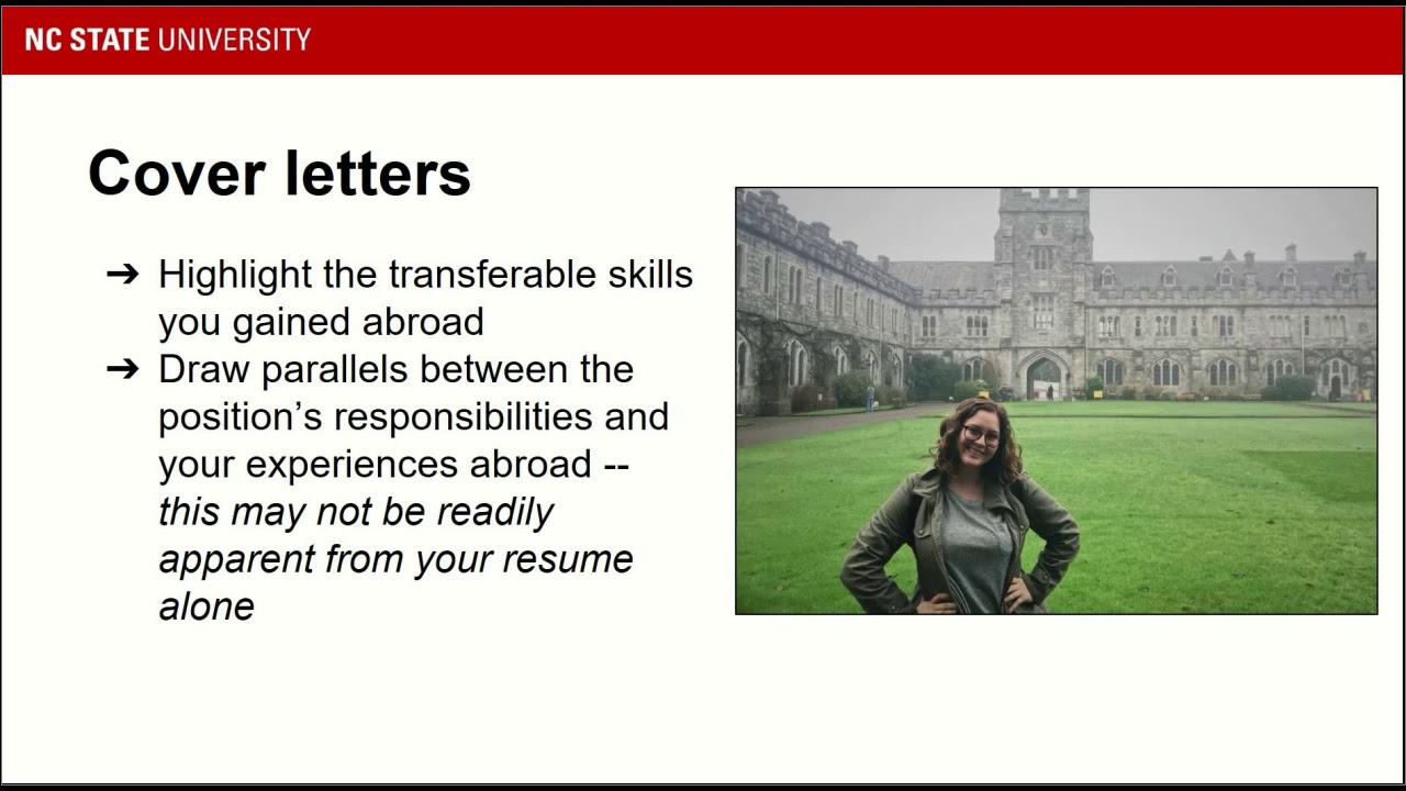 UnPACKing Study Abroad: Resumes, cover letters, and interviews