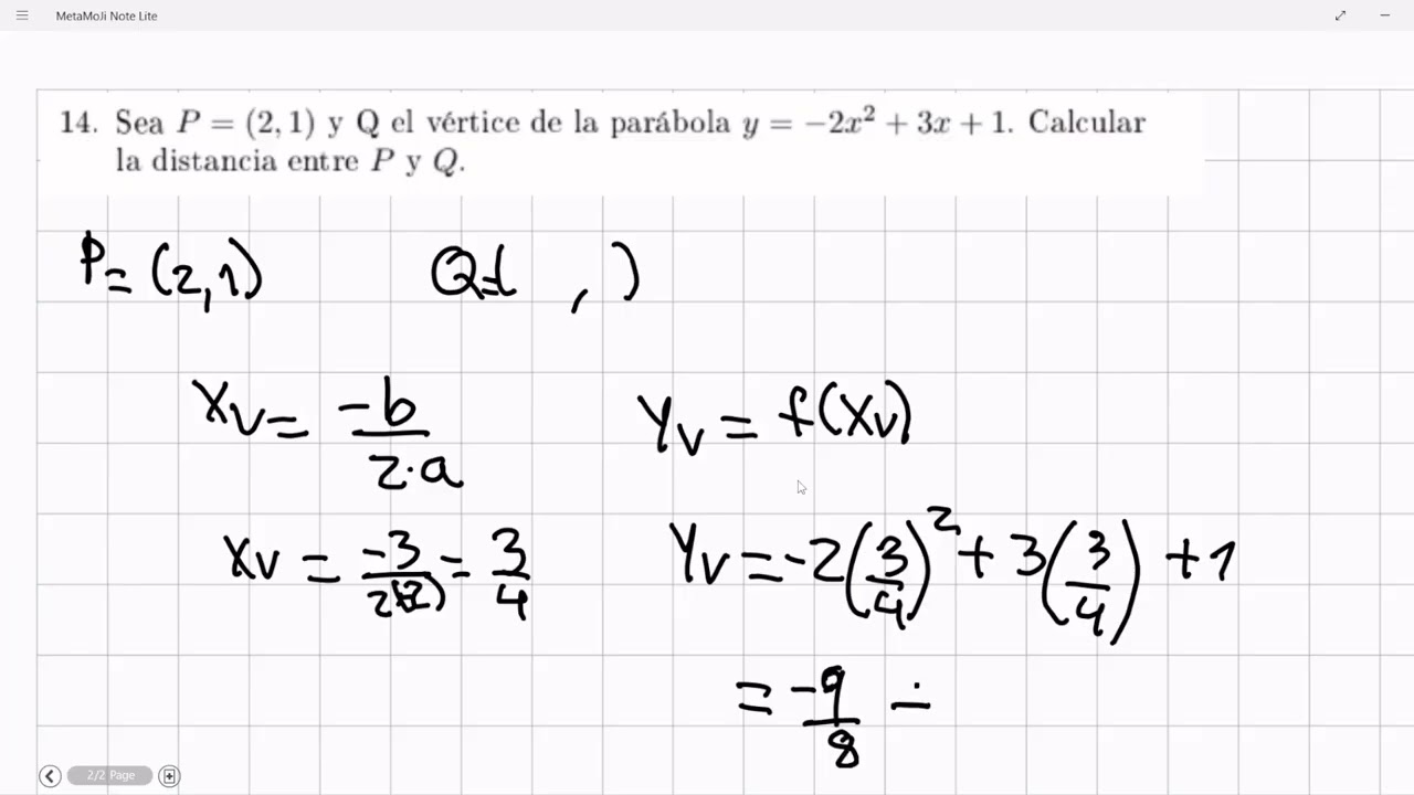Práctica 2 | Función polinómica | Ejercicio 14