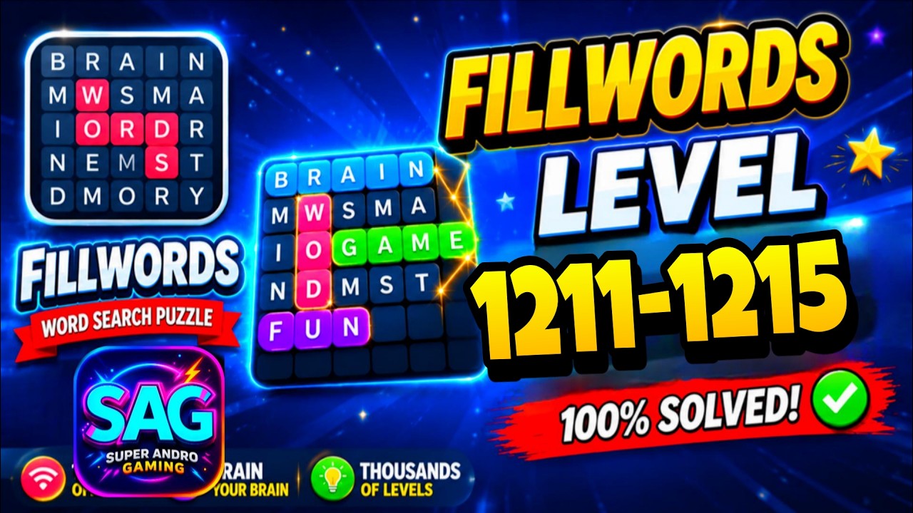 FILLWORDS level 1211 1212 1213 1214 1215