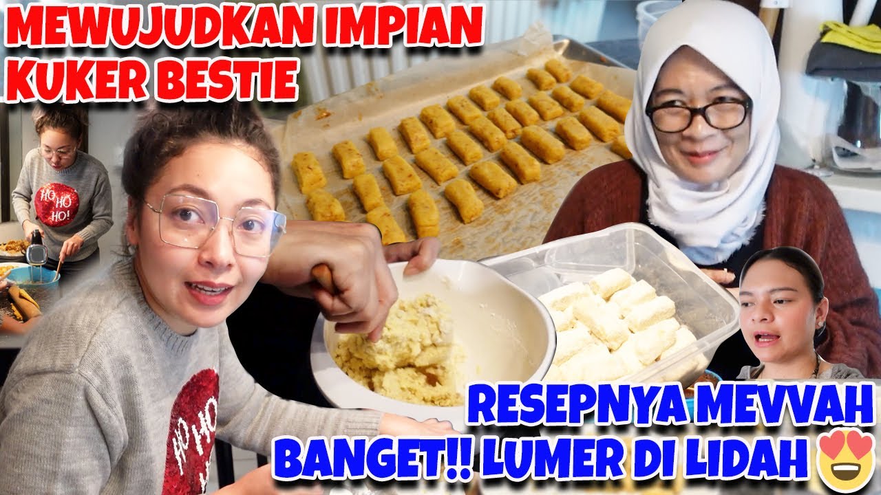 LUMER BANGEEET!! KUE SALJU ALMOND BUAT BESTIE ALA NENEK HASYA!!