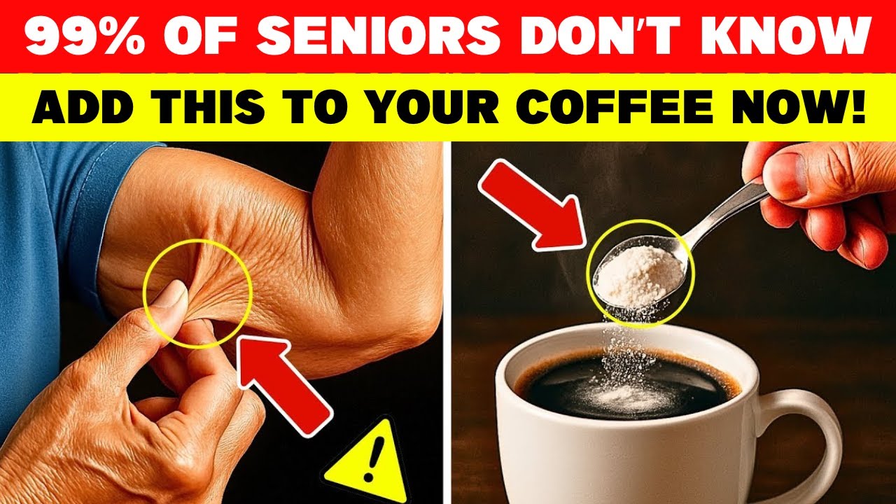 As a Doctor: Add THIS to Your Coffee to STOP Muscle Wasting (Works in Days!) | Senior Health Tips