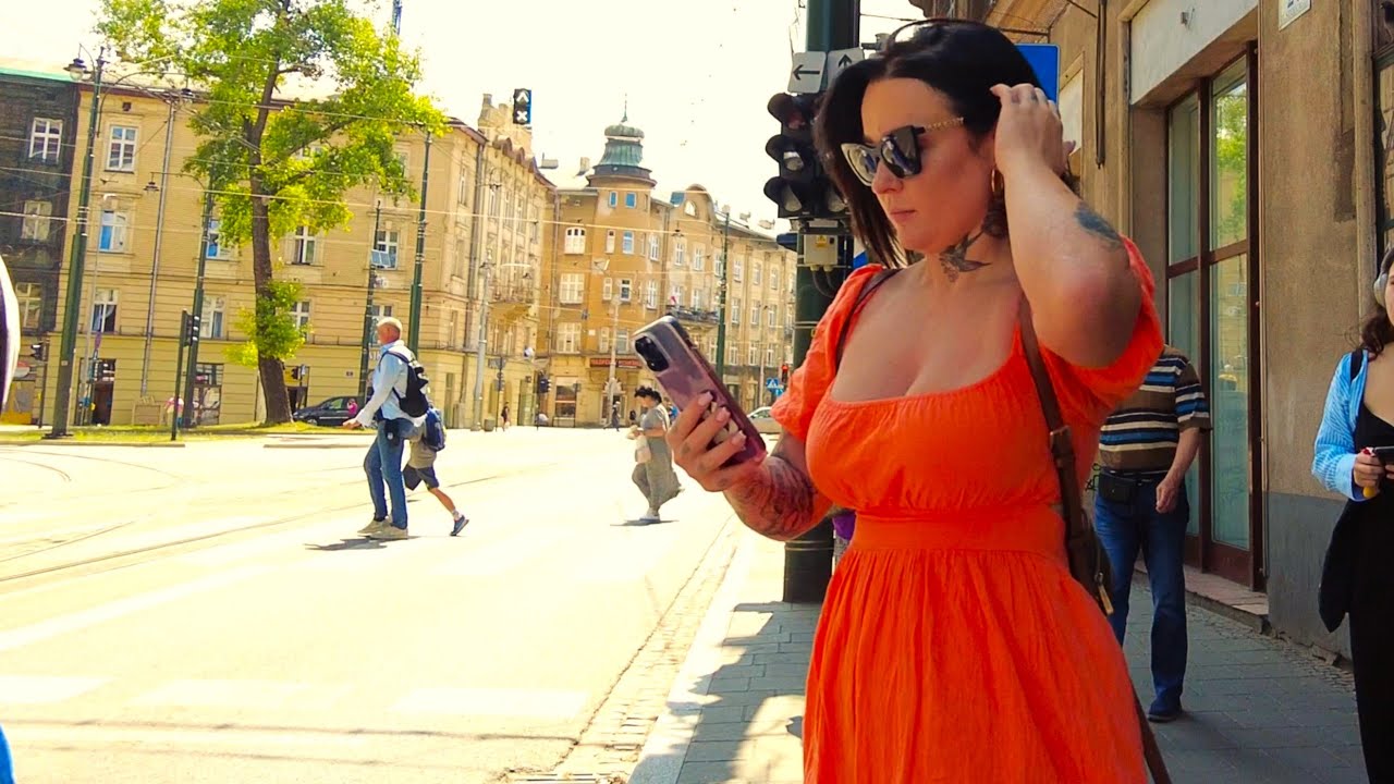 Walking in Kazimierz, Krakow, Poland - Spacer w Krakowie - Jewish District - Dzielnica Żydowska