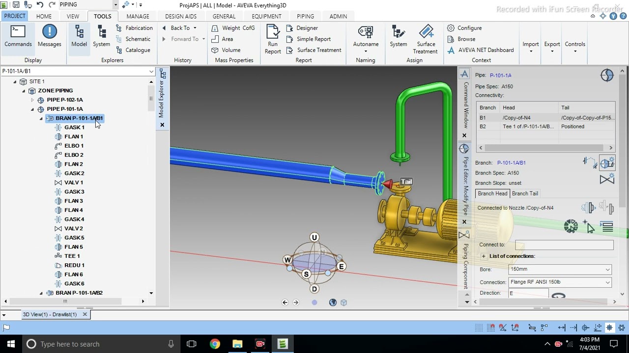 AVEVA E3D PIPING PART 2