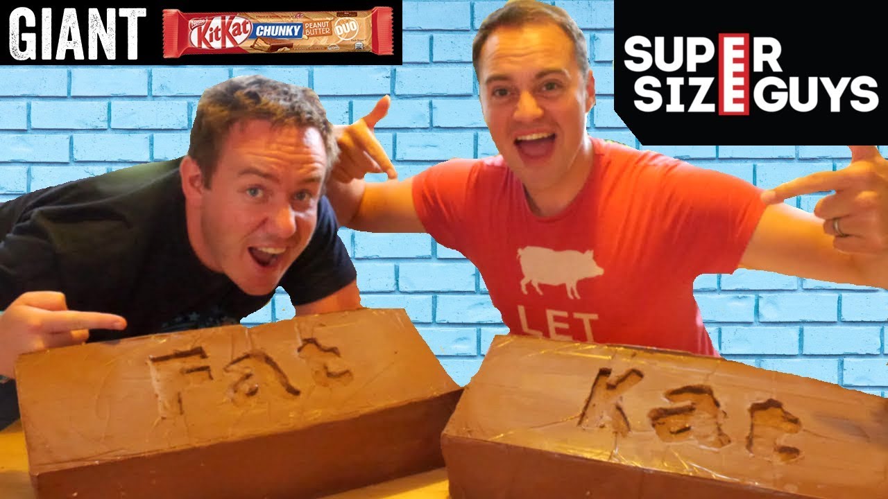 Giant Peanut Butter Kit Kat Chunky | Super Size Guys