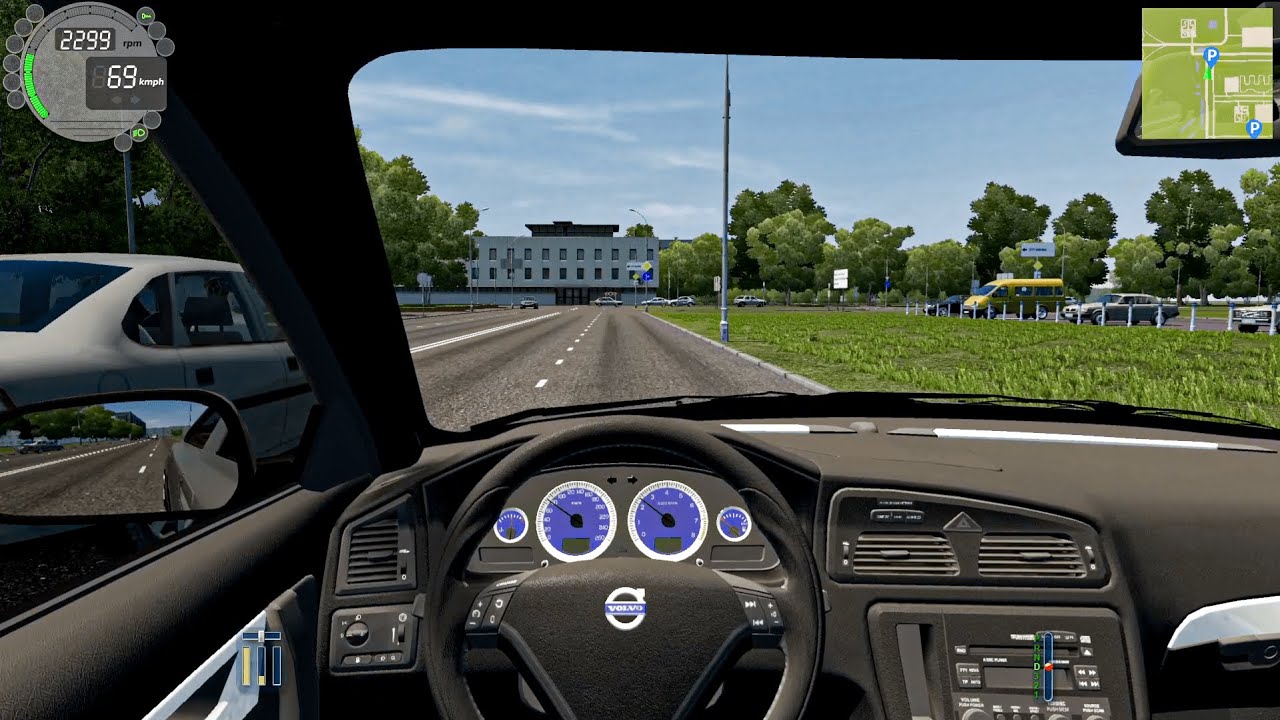 Volvo S60R | City Car Driving | Logitech G29