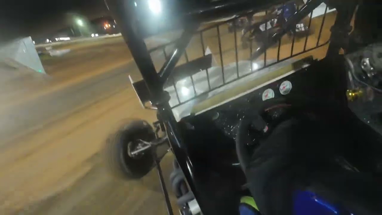 Ride along in the Cutting Edge Logging sprint car at 105 Speedway feature race! 
