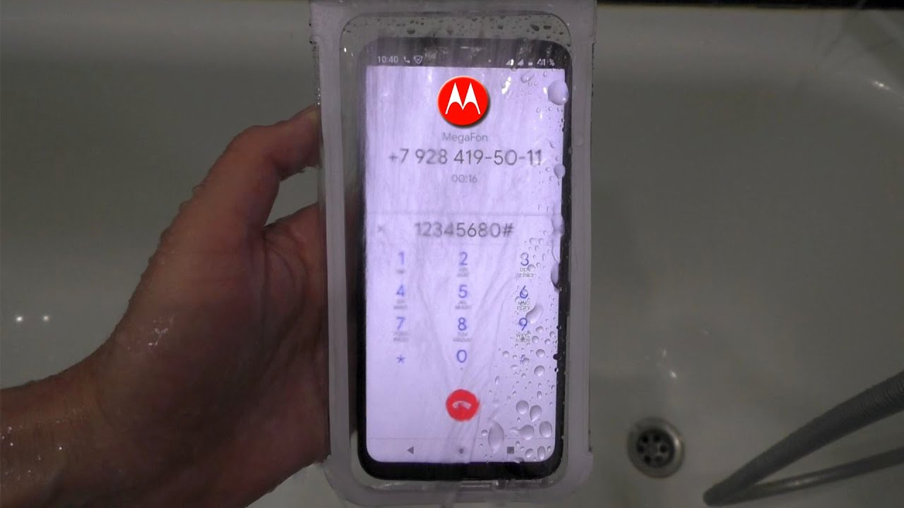 Motorola Hello Moto incoming call underwater