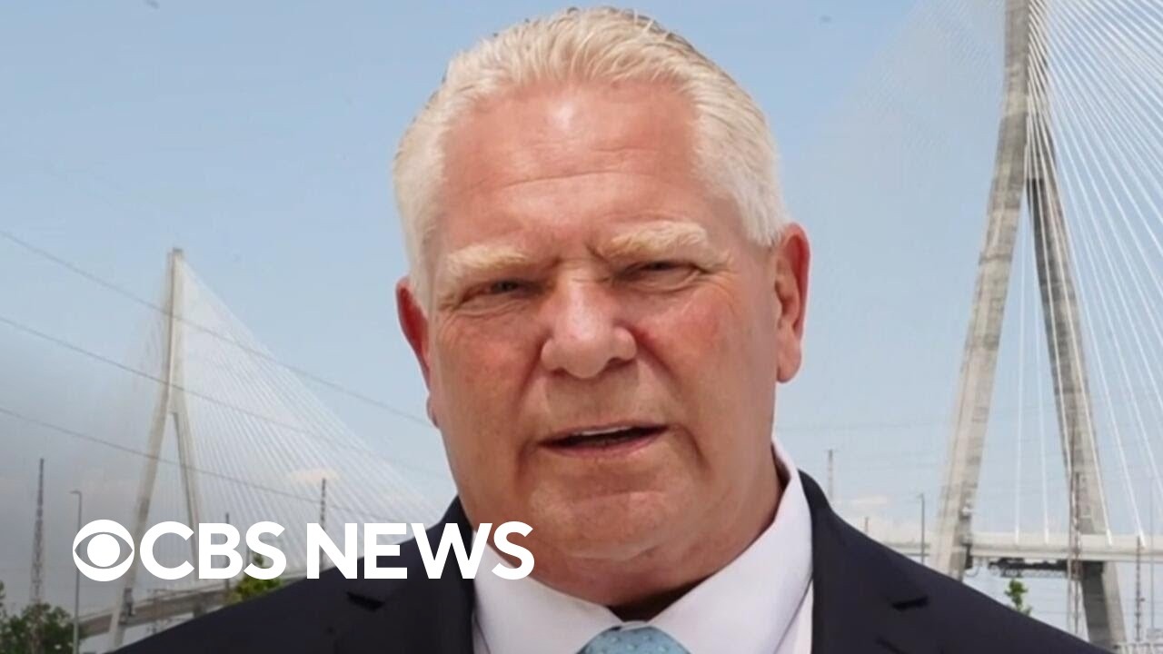 Ontario Premier Doug Ford on Trump's new tariff threat: 