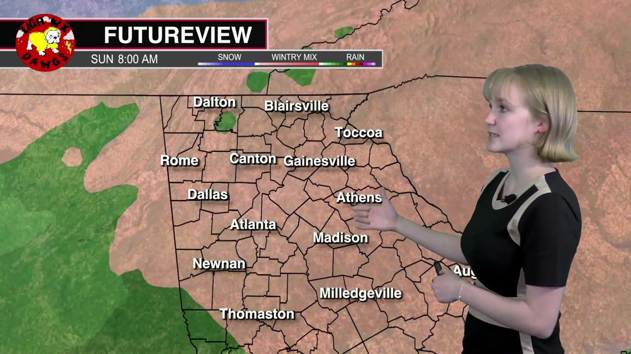 January 20th North Georgia Weather Forecast