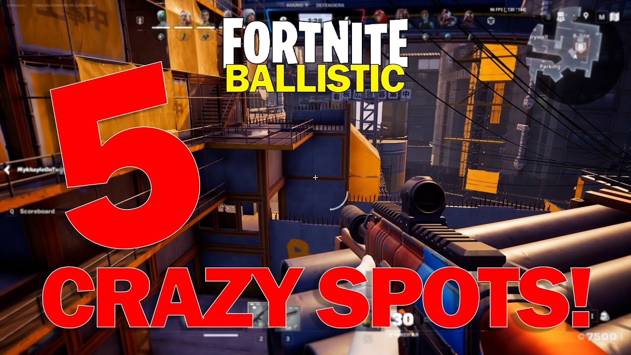 5 Crazy Spots in Fortnite Ballistic to Help you WIN games!