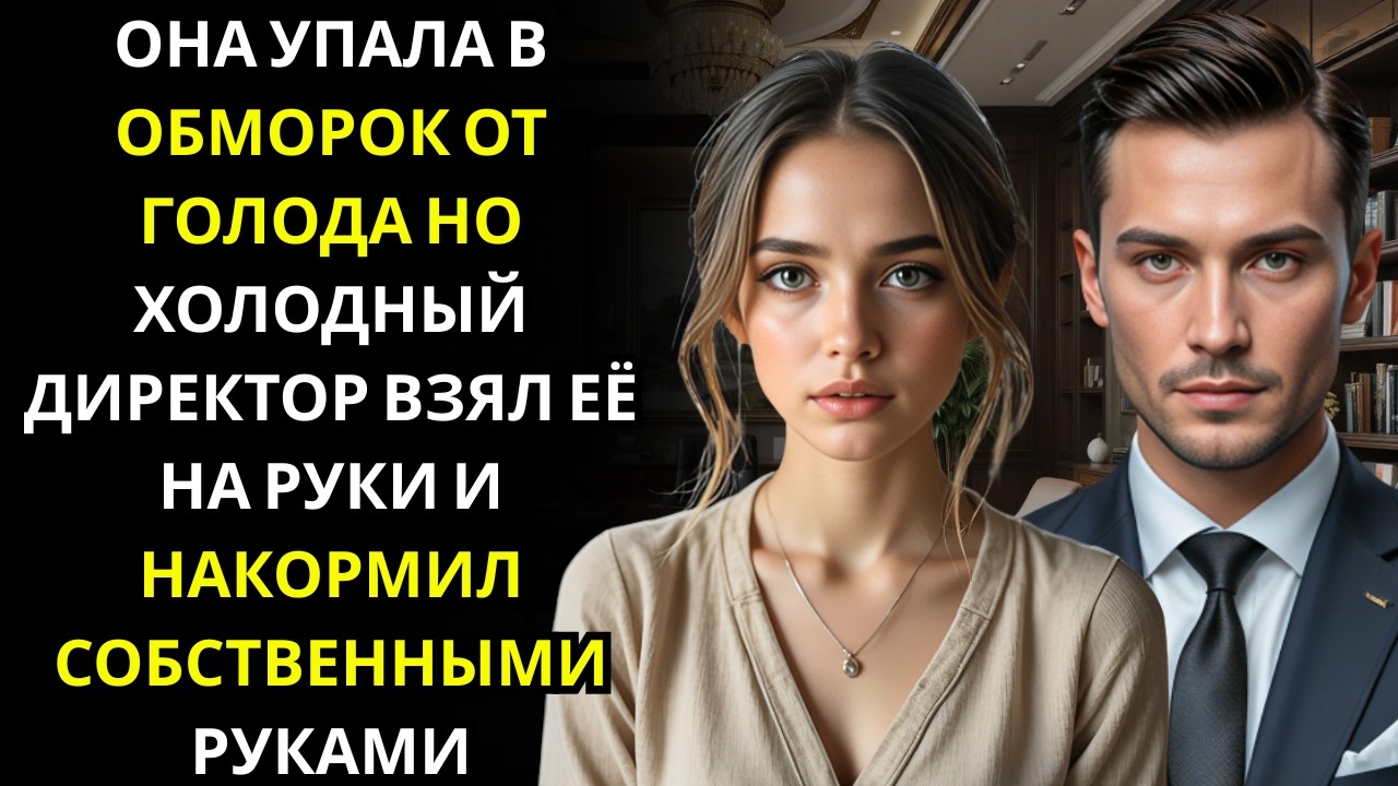 Девушка упала в обморок от голода на работе… ХОЛОДНЫЙ ДИРЕКТОР отнёс её в кабинет и накормил собстве