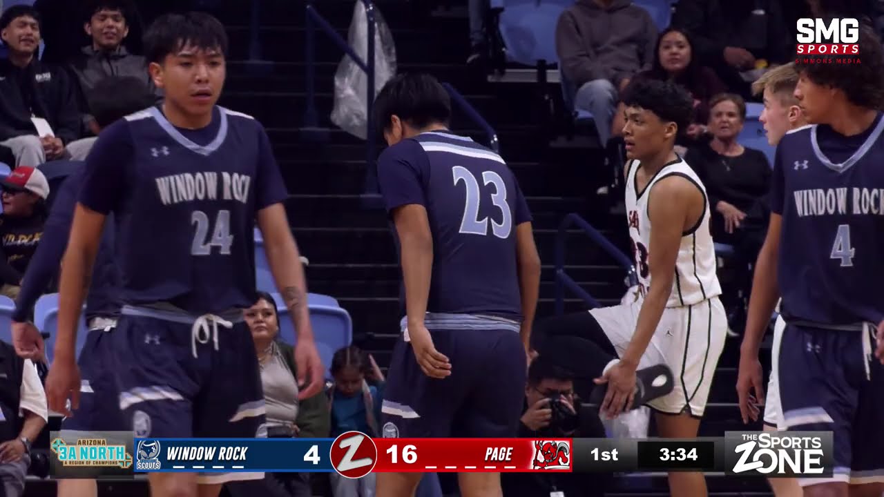Game 7 - 2025 3A North Region Basketball Tournament  - #1 Page vs. #5 Window Rock Boys